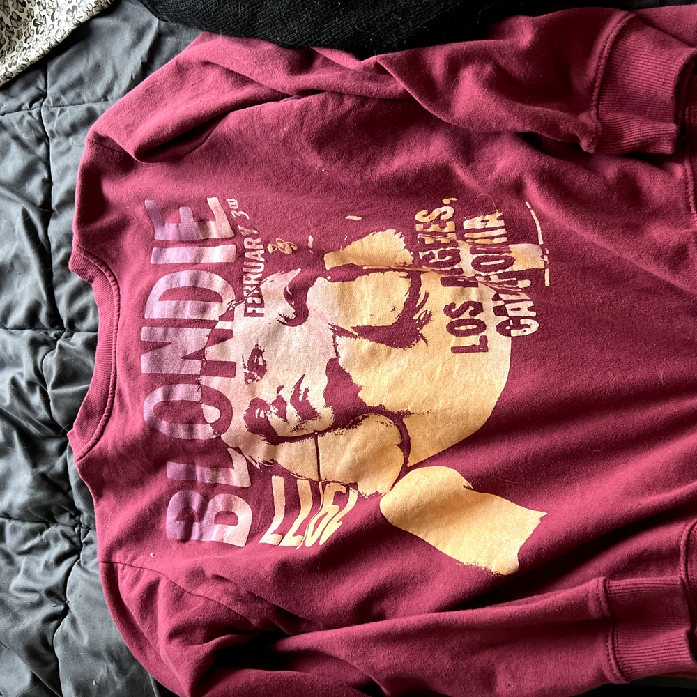 Maroon Graphic Sweater